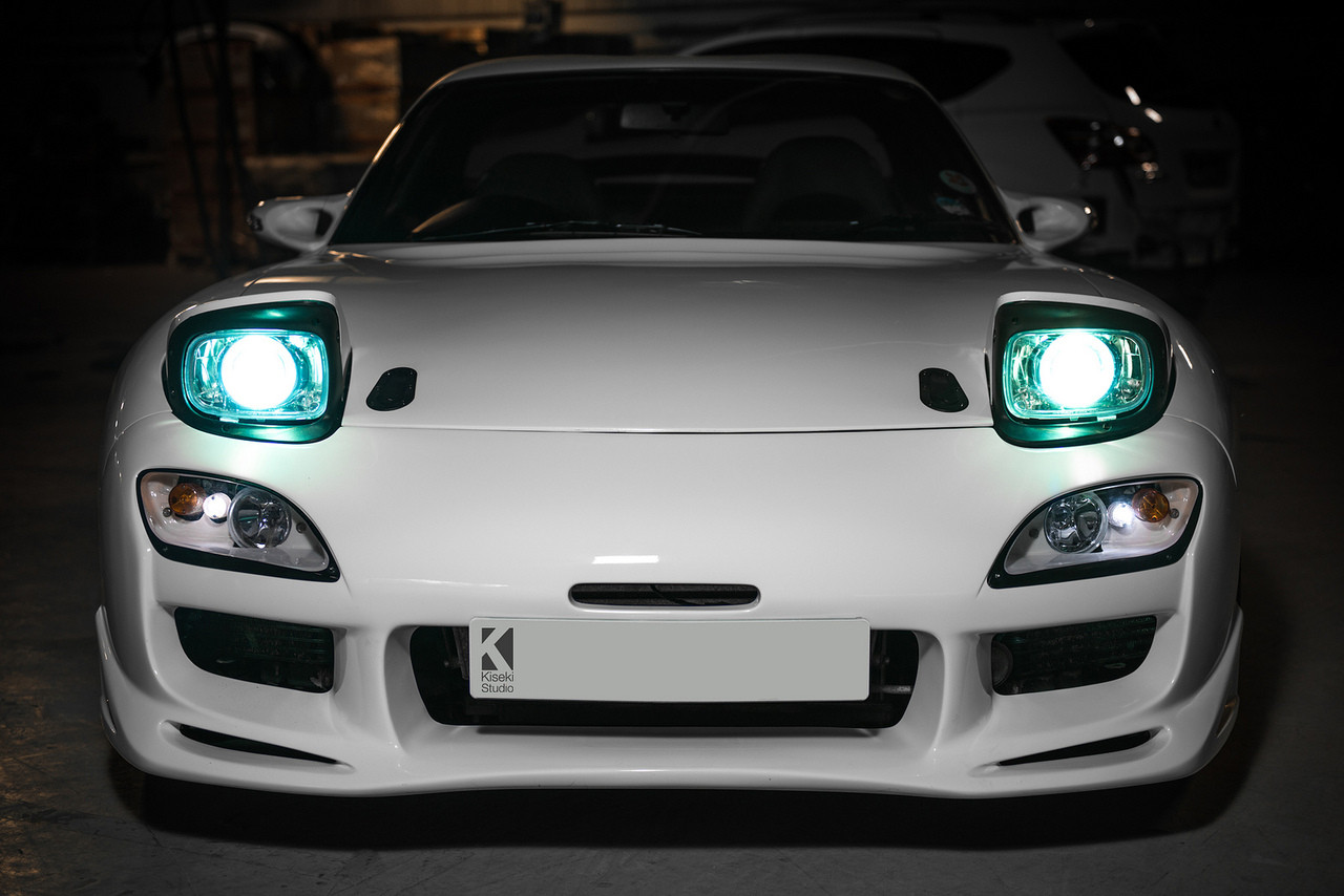 rx7 aftermarket headlights