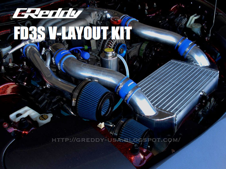 Greddy FULL V-Mount Intercooler + Radiator Kit - SakeBomb Garage LLC