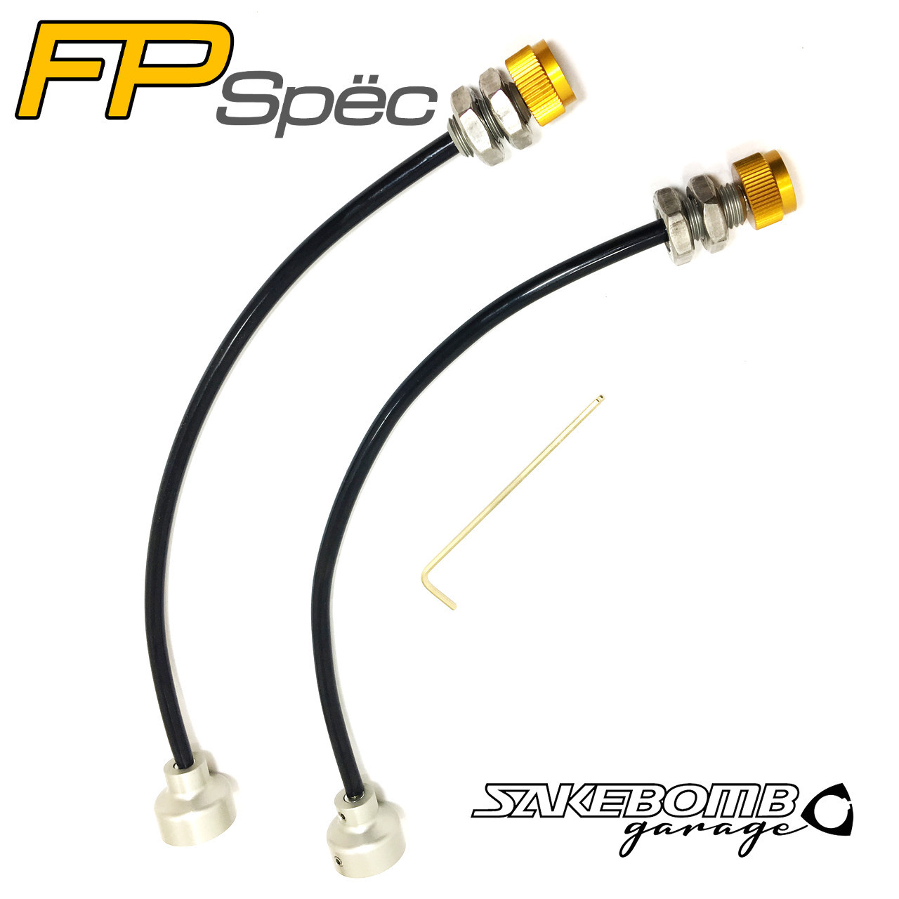 S2000 FPSpëc Öhlins DFV Remote Damper Adjusters - SakeBomb Garage LLC