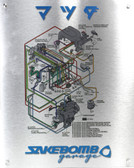 SakeBomb Garage Turbo Control System Poster Aluminum Print