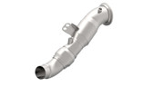Kooks 2020 Toyota 4in SS Green Catted Downpipe