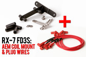 FD3S LHD AEM Coil Mount & Spark Plug Wires