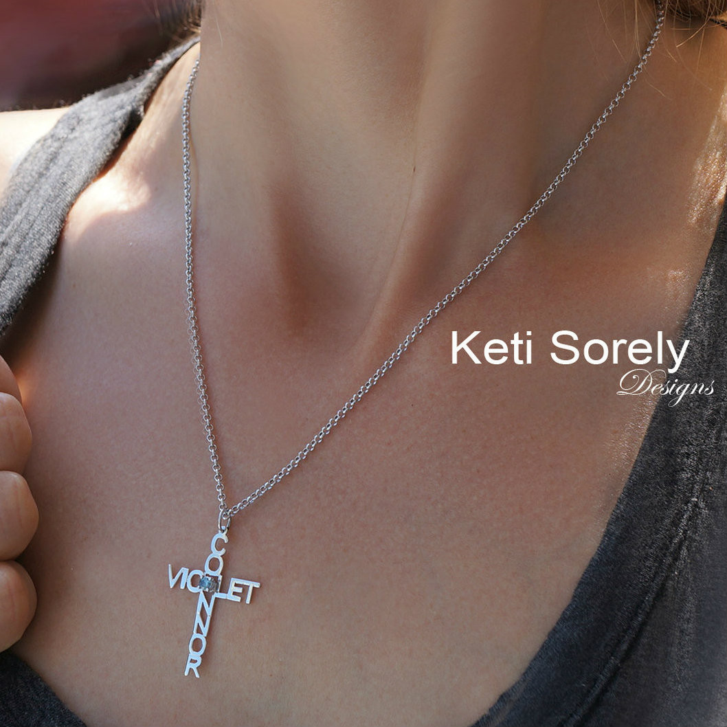 personalized cross jewelry