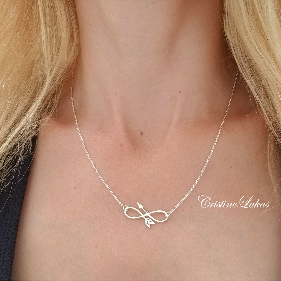 infinity arrow jewelry