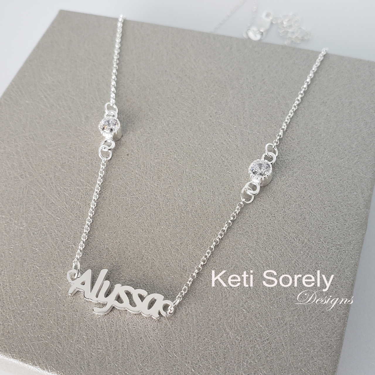 Novia Chain Necklace, Silver – True By Kristy