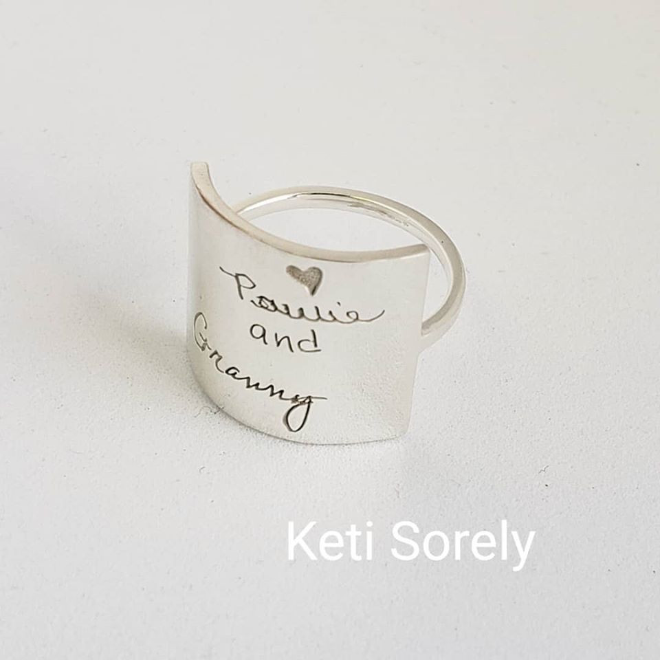 personalized memorial rings