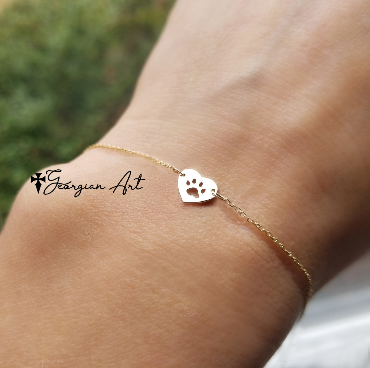 JIANGYUE Dainty Layered Dog Paw Print and Bones Anklet with Initial Anklets Bracelets 14K Gold Plated Adjustable Cute Pet Paw Foot Chain Beach Anklets for Women Teen Girls Jewelry Birthday Gifts