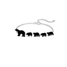 Custom Order - Bear Family Necklace