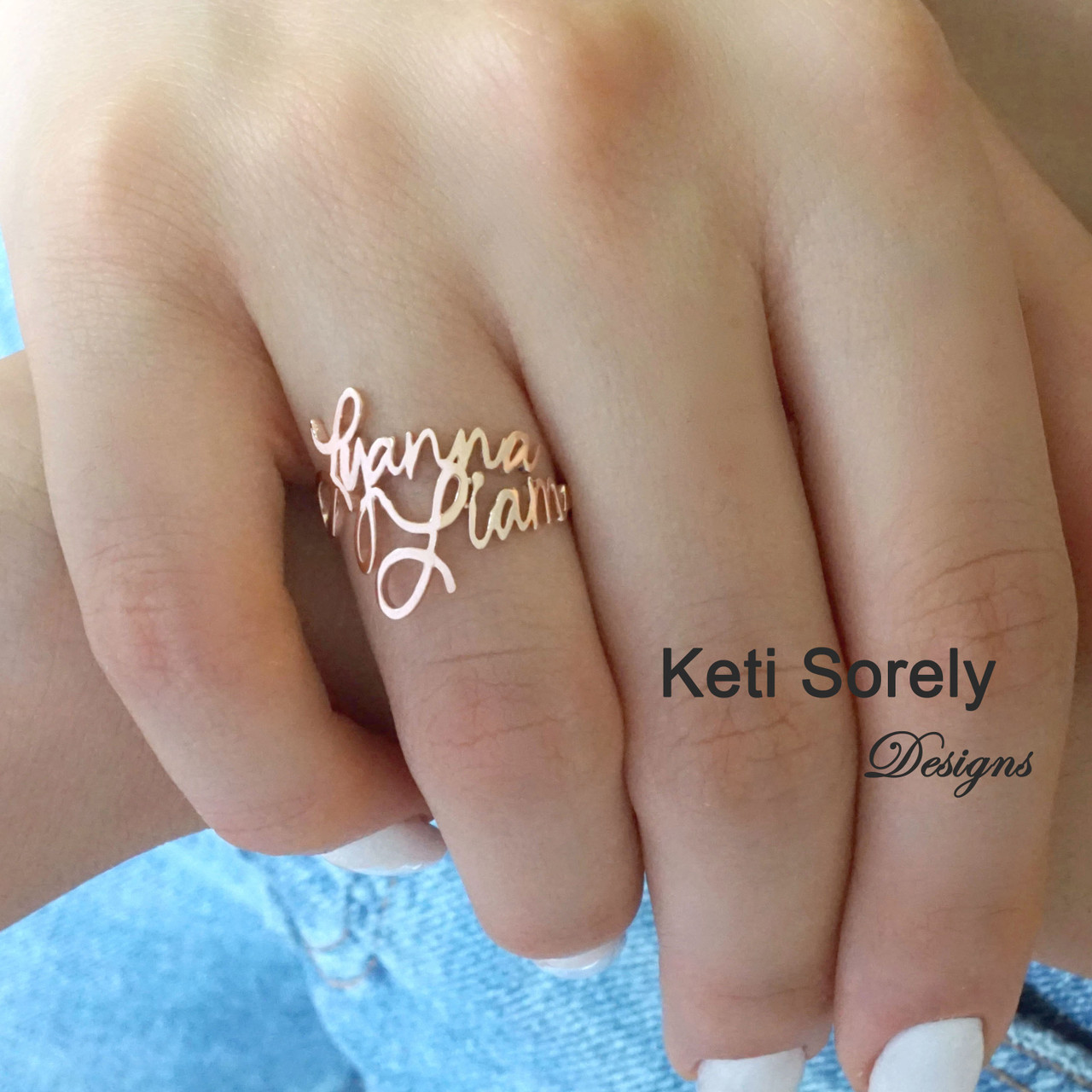 Personalized Script Name Ring-JCPenney