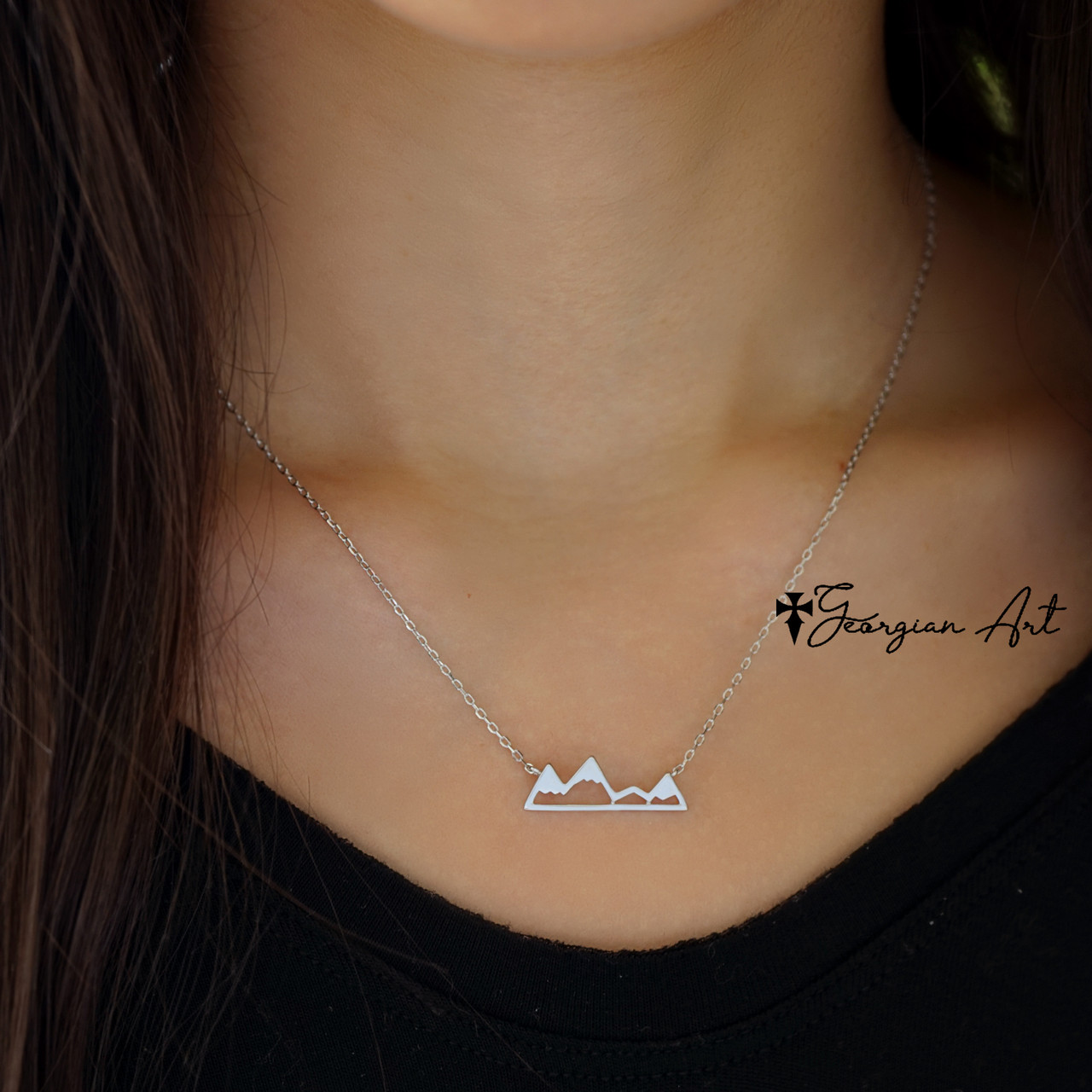 Mountain Necklace Sterling Silver Etched Mountain Charm Necklace Mountain  Range Pendant Hiking Necklace Gift for Hiker Ski Necklace - Etsy | Mountain  necklace, Nature necklace, Gift necklace