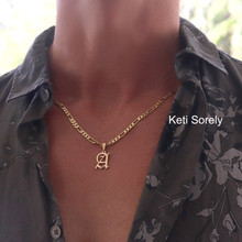 Unisex Personalized Initial Necklace For Man or Woman