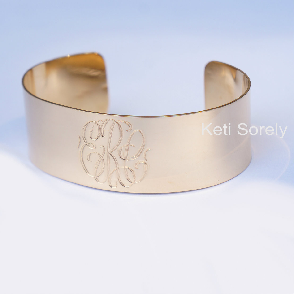 engraved cuff bracelet