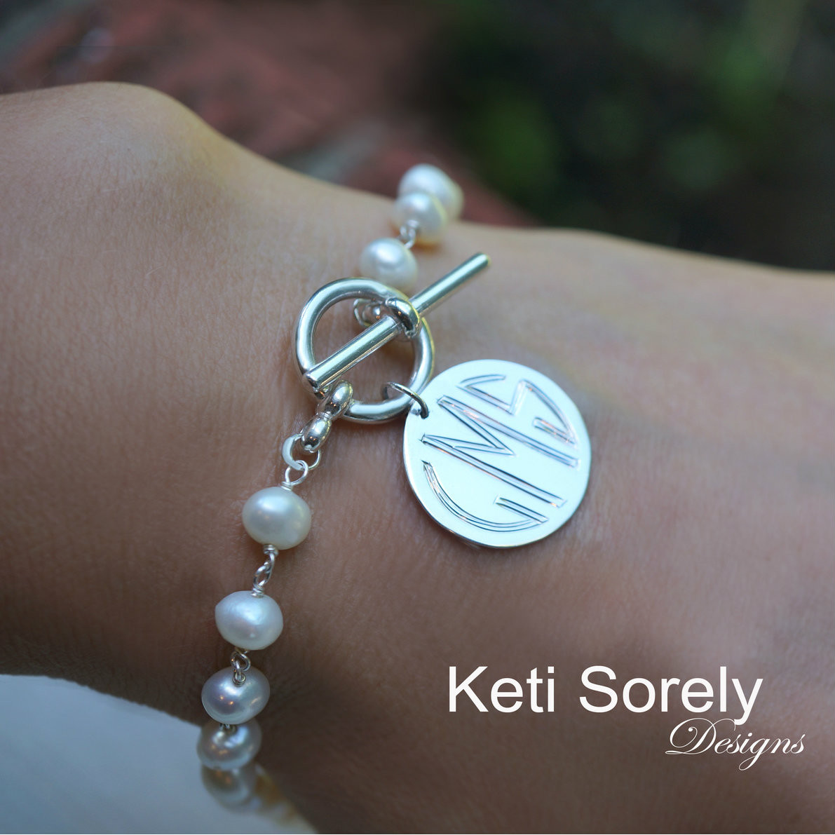 Keti Sorely Designs Monogram Bracelet