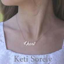 Dainty Name Necklace - Choose Your Metal