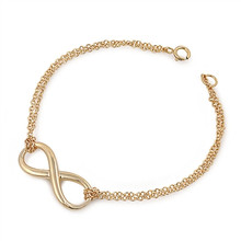 Infinity Bracelet 18K Gold vermail