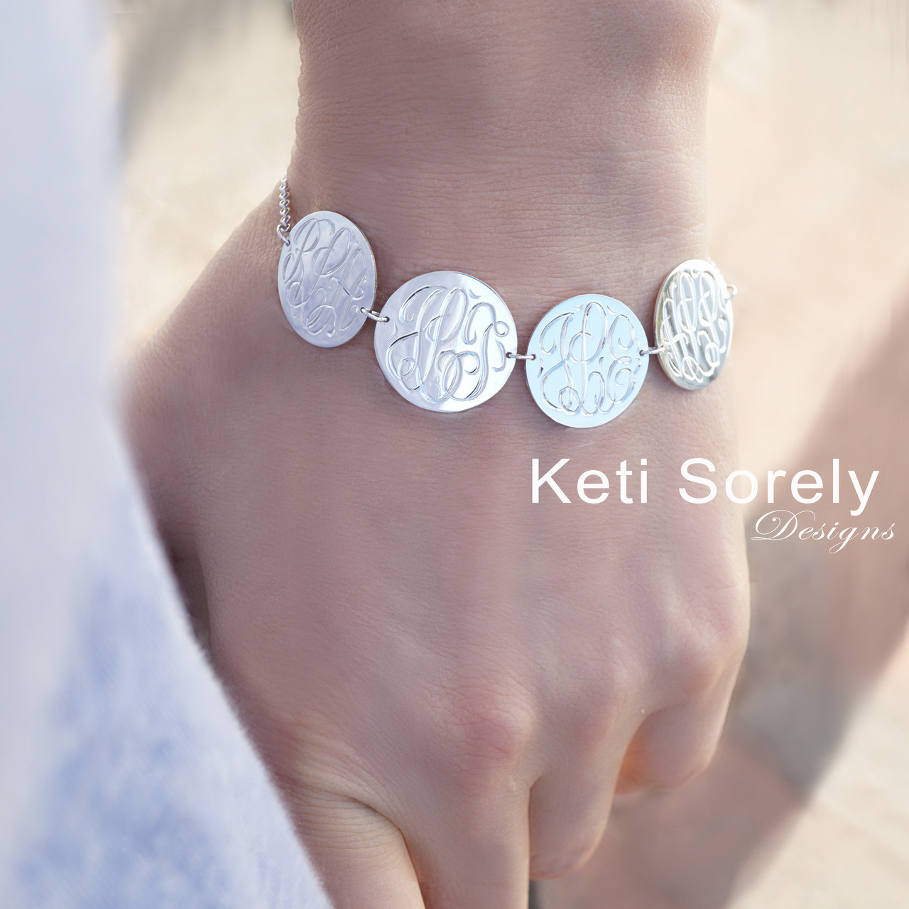 Keti Sorely Designs Monogram Bracelet