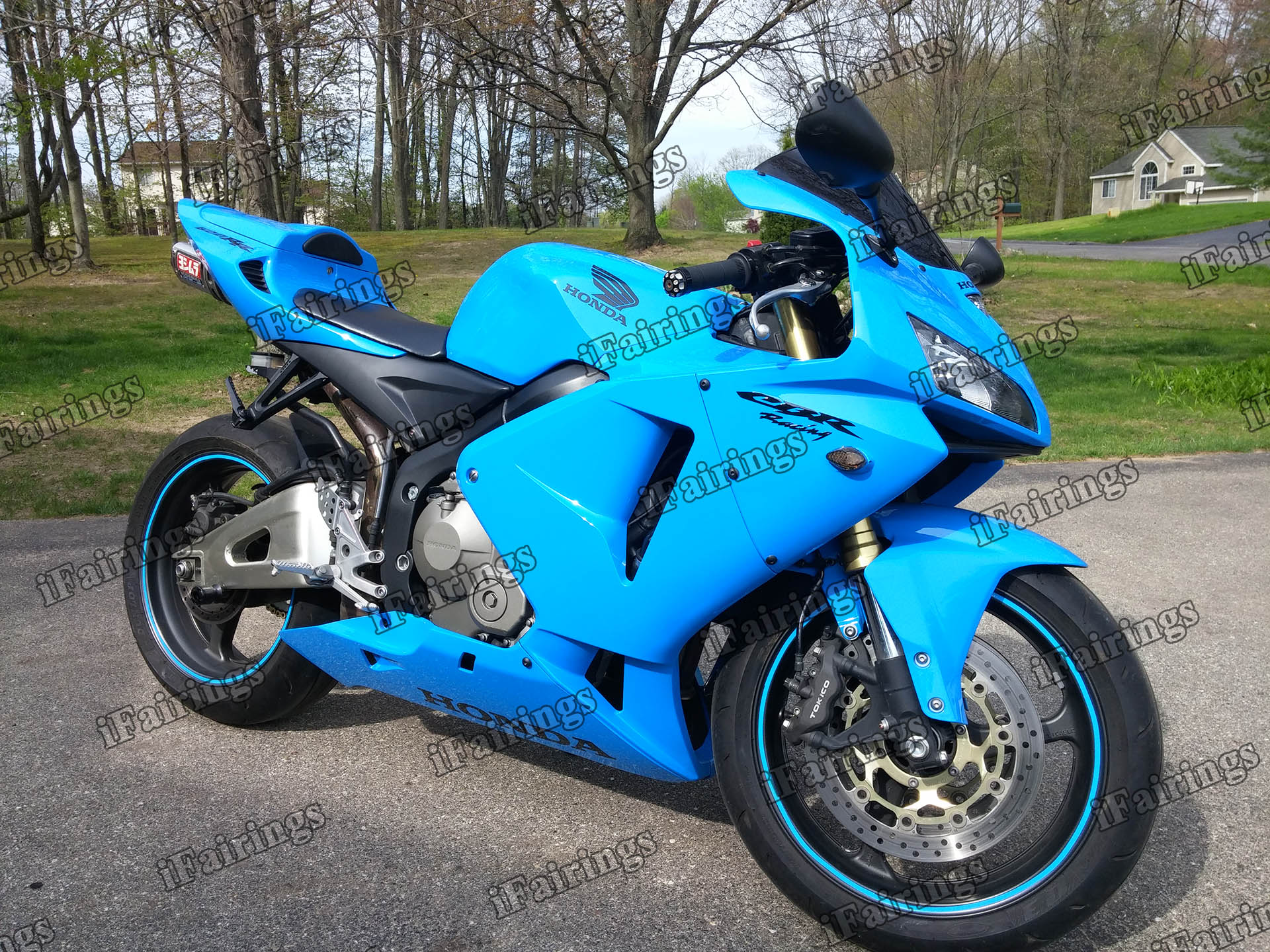 2005 2006 Honda CBR600RR Blue Fairing Kit - iFairings