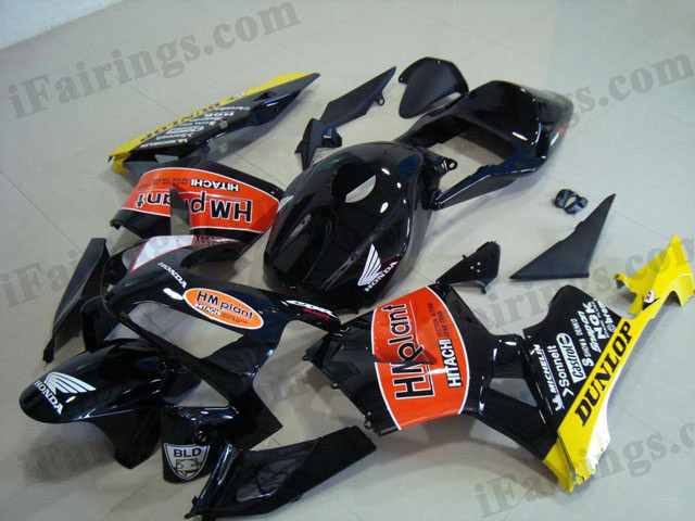Replica Fairings For 2003 2004 Honda Cbr600rr Hm Plant Decals