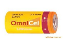 OmniCel 2/3 AA Size 3.6V Lithium Battery w/Tabs