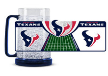 16Oz Crystal Freezer Mug NFL - Houston Texans