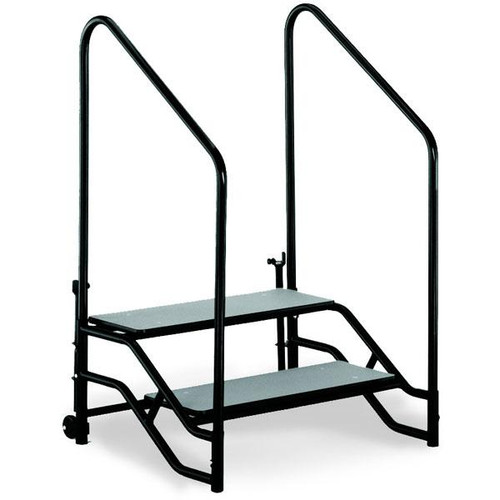 ST2 Portable Step Unit Two Steps with Hand Rails l Affordable Accessories & Midwest Products