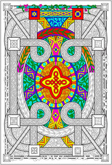 Geometric - Giant Coloring Poster