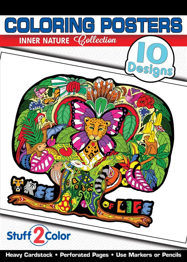 Download Inner Nature Adult Coloring Book Stuff2color