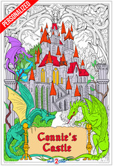 Personalized - Dragon Castle (Giant Sized)