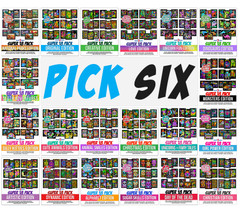 Pick 6 - Create Your Own Blowout Pack - 108 Fuzzy Coloring Posters