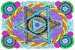 Prism  - Giant Coloring Poster for All Ages