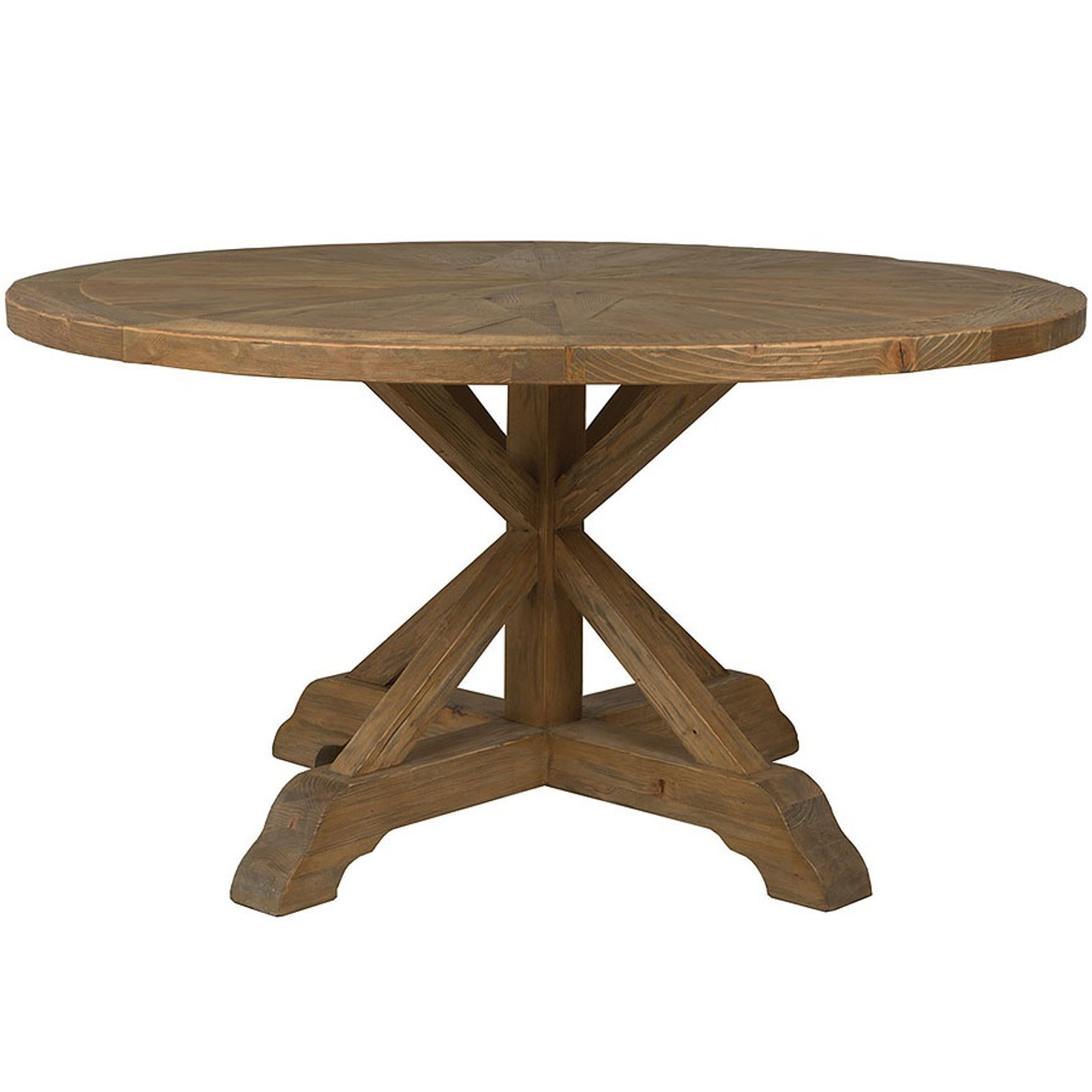 Opio Reclaimed Wood Round Dining Table 60 Zin Home Opio Reclaimed Wood Round Dining Table