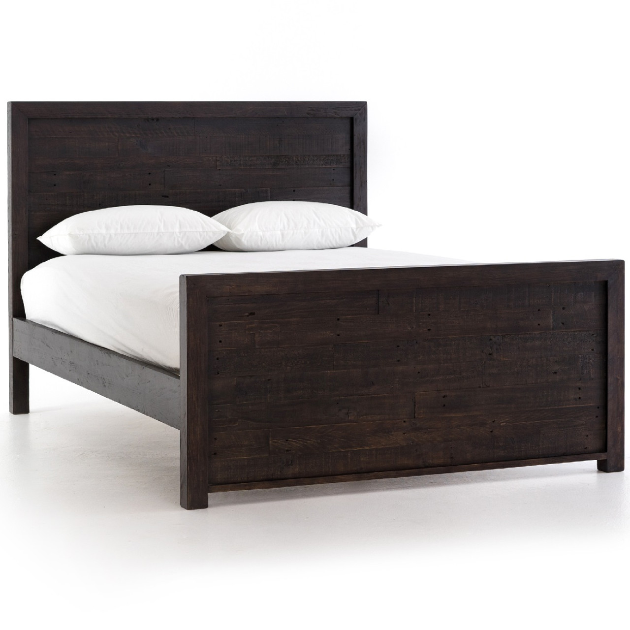 Caminito Dark Reclaimed Wood King Platform Bed | Zin Home