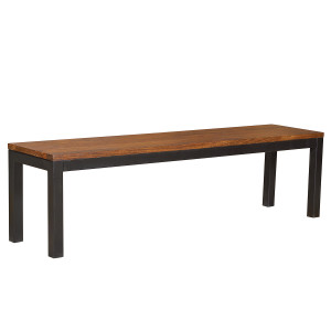 Foundry Parson Metal + Wood Dining Table 72" Zin Home