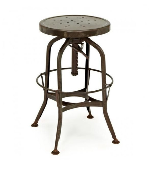 orient express furniture toledo rustic adjustable industrial bar stool zin home orient express furniture toledo rustic adjustable industrial bar stool zin home