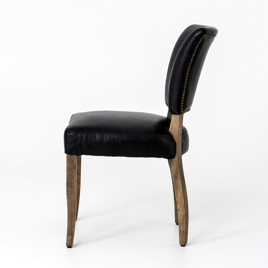 Mimi Saddle Black Leather Dining Chair Zin Home - Mimi Saddle Black Leather Dining Chairs mimi saddle black leather dining chair zin home - mimi saddle black leather dining chairs