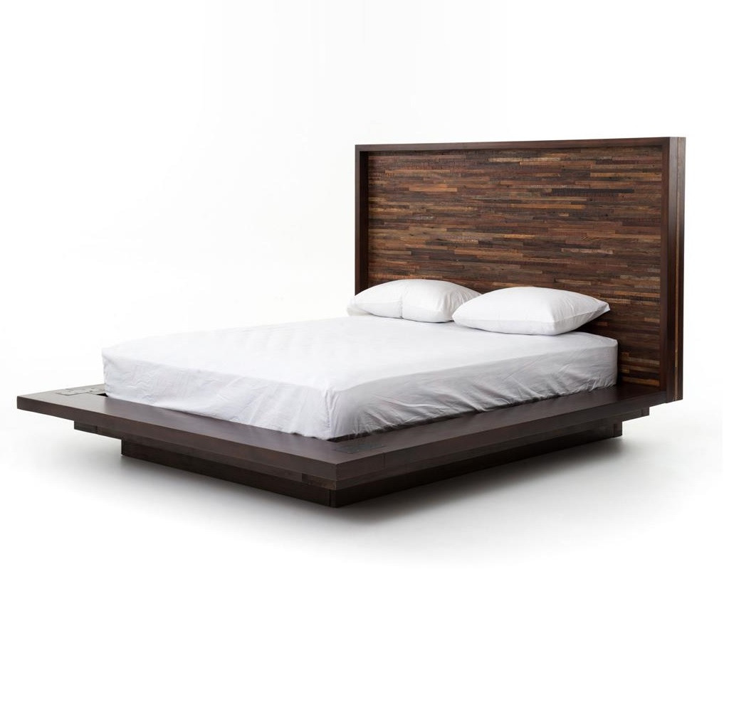 Devon Reclaimed Wood Queen Platform Bed Frame | Zin Home