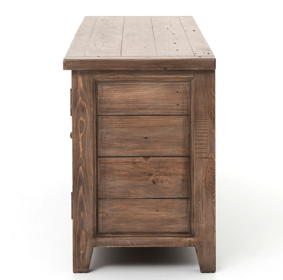 Coastal Solid Reclaimed Wood TV Media Console Zin Home