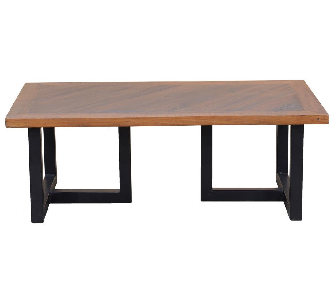 Loft Geometric Metal Base Coffee Table | Zin Home