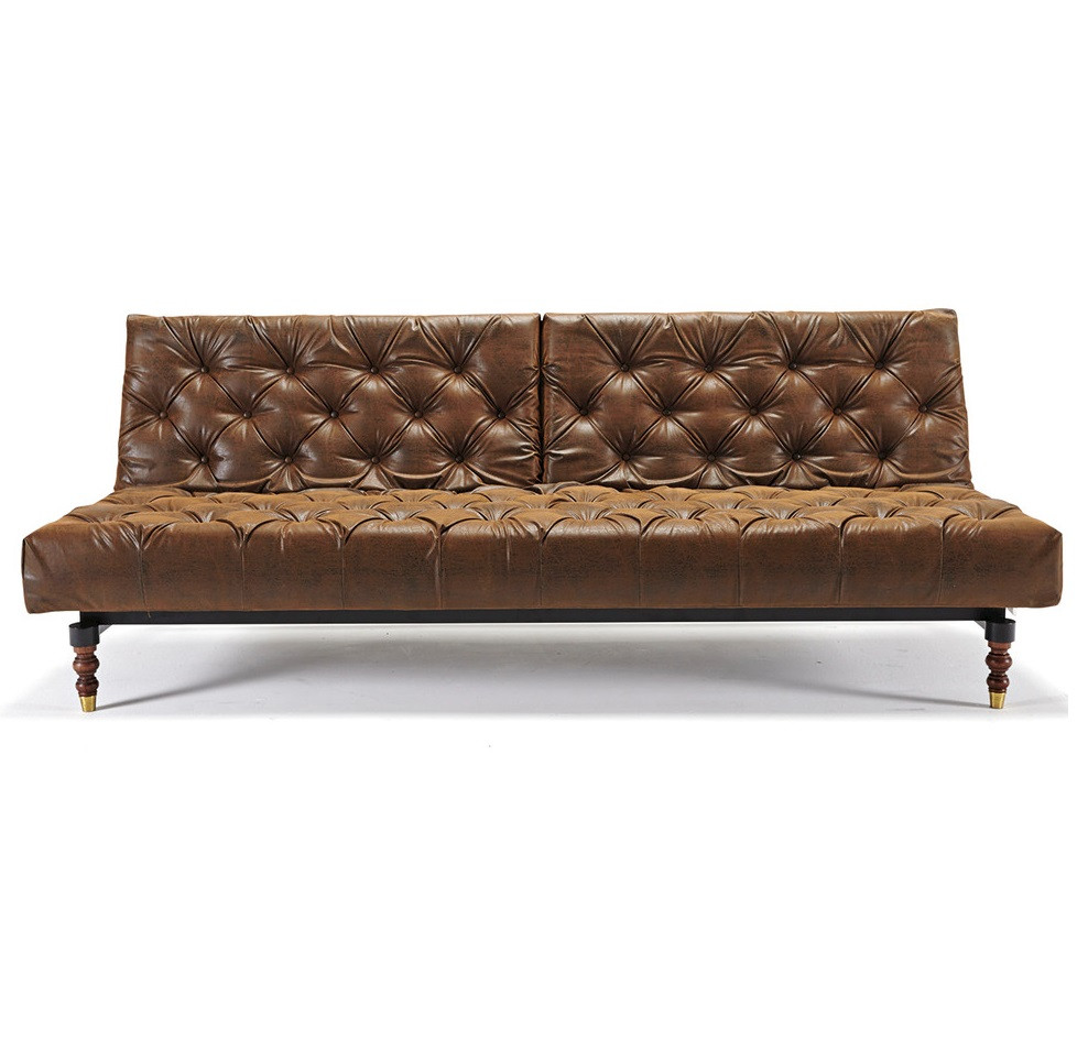 Oldschool Leather Chesterfield Sofa Bed Retro Legs Zin Home Oldschool Leather Chesterfield Sofa Bed Retro Legs Zin Home