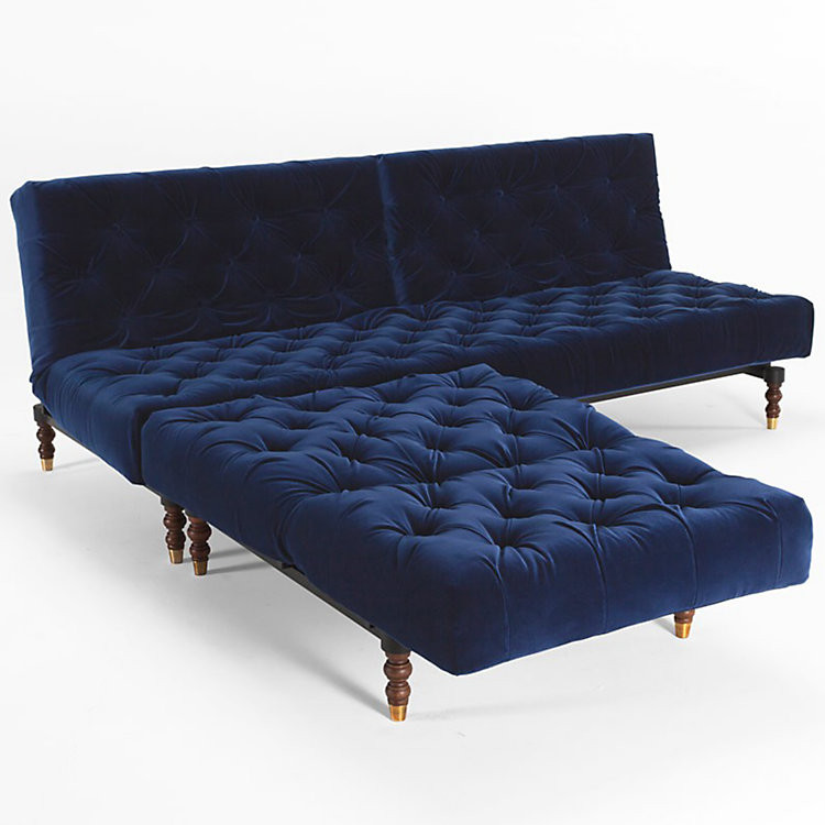 Oldschool Leather Chesterfield Sofa Bed-Retro Legs | Zin Home The sofa is not only a piece of furniture;