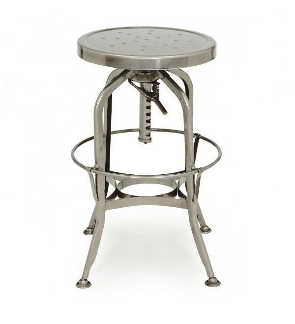 Toledo Gunmetal Adjustable Industrial Bar Stool Zin Home ... Toledo Gunmetal Adjustable Industrial Metal Bar Stool - Toledo Gunmetal Adjustable Industrial Bar Stool Zin Home