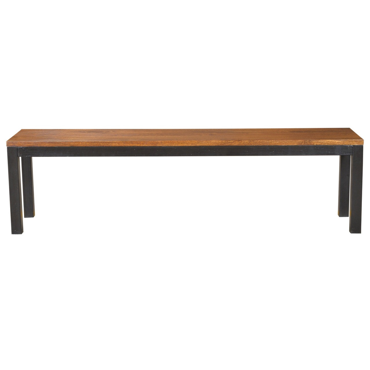 Foundry Metal Wood Parson Dining Bench Zin Home - Mango Wood And Metal Dining Benches foundry metal wood parson dining bench zin home - mango wood and metal dining benches