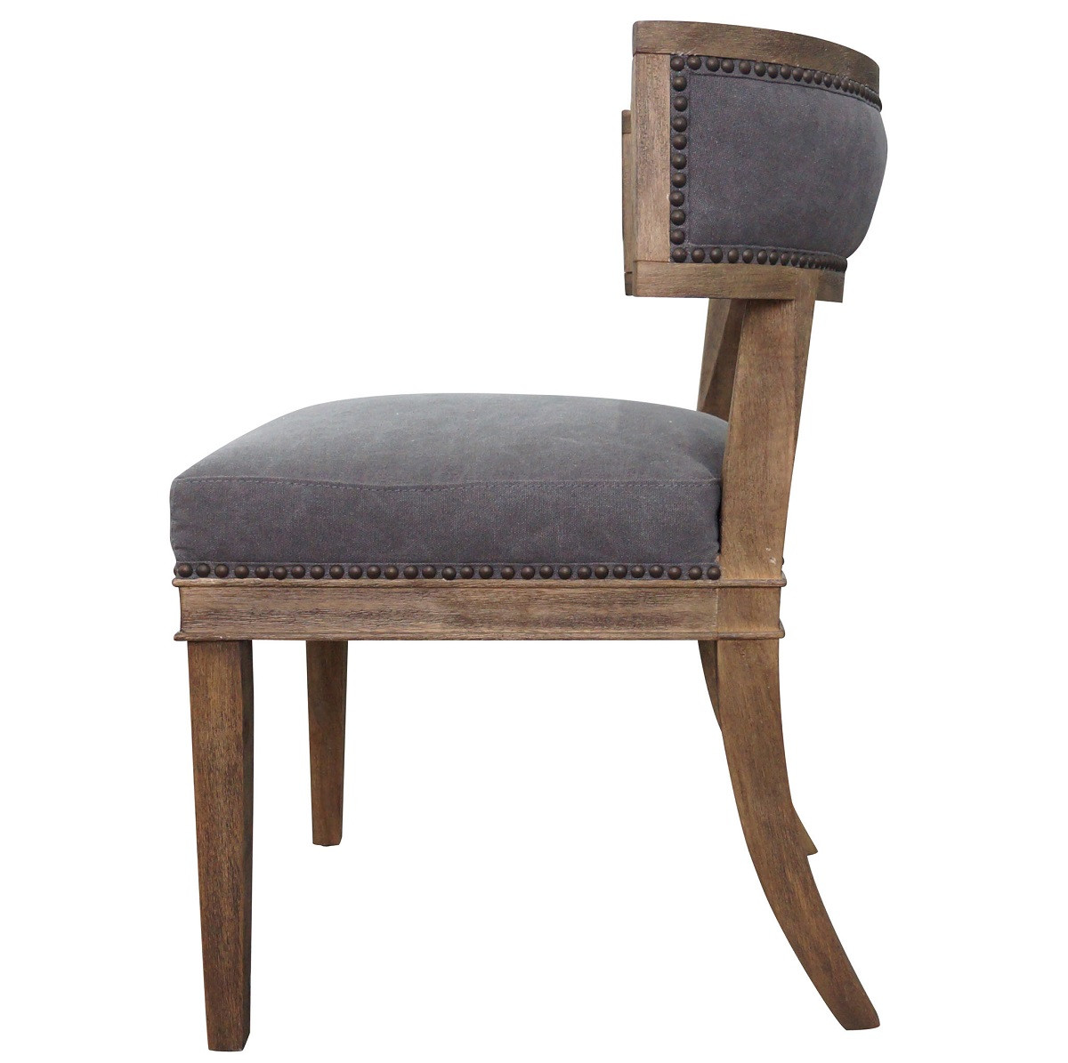 Carter Upholstered Curved Dining Chair Zin Home