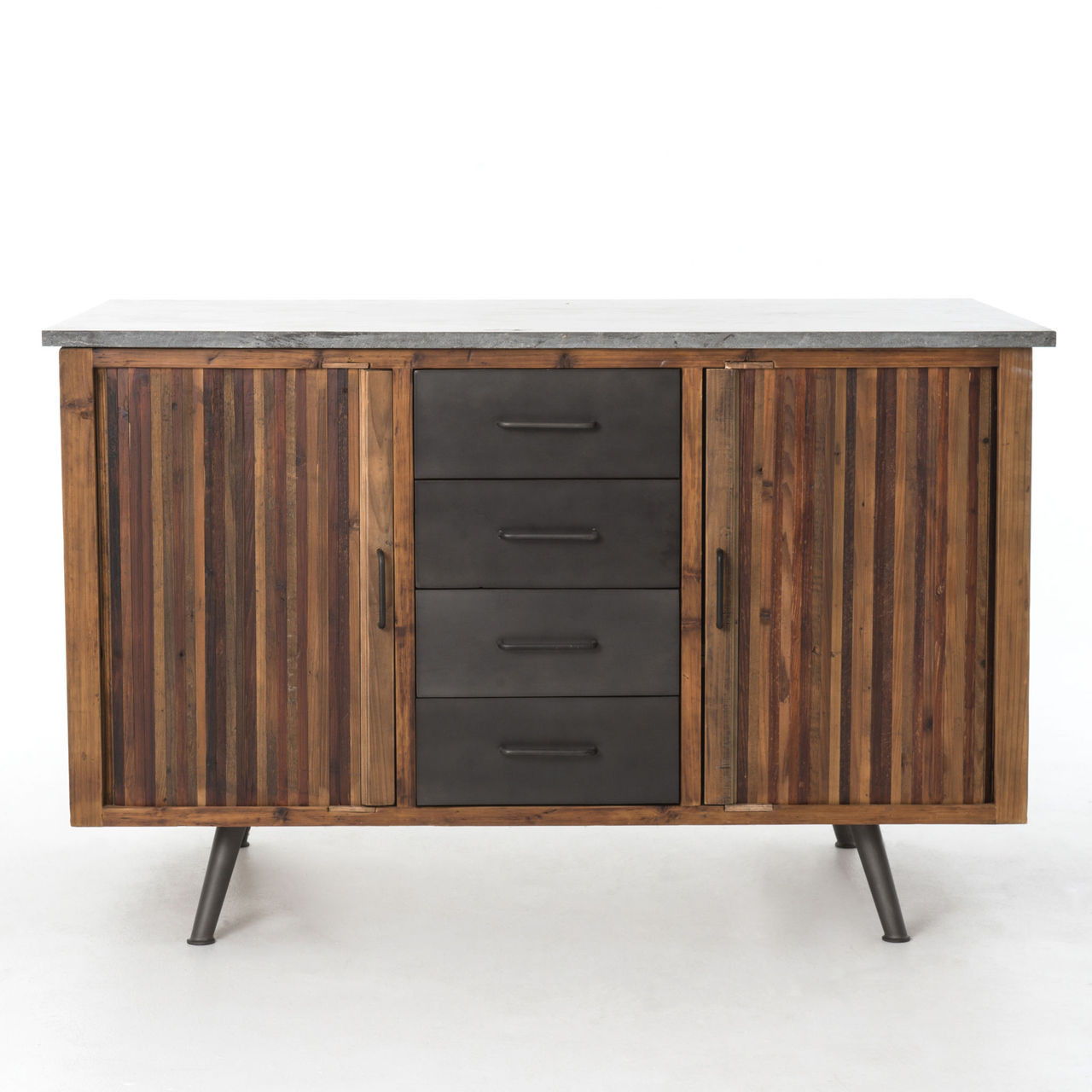Industrial Rustic Reclaimed Wood Large Kitchen Island ...