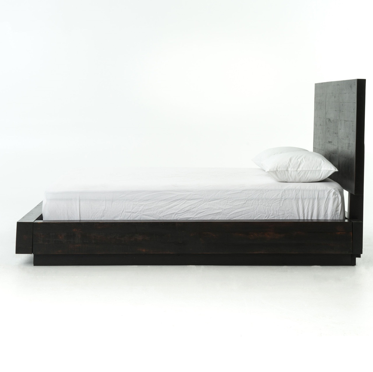 Modern Black Wood King Size Platform Bed Frames | Zin Home