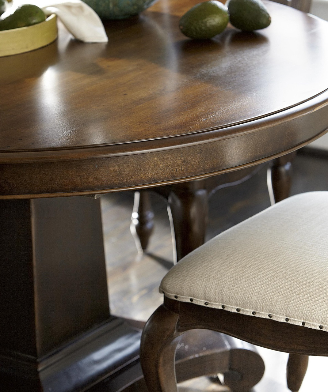 sonoma vintage heirloom round extending dining table | zin home sonoma vintage heirloom round extending dining table | zin home