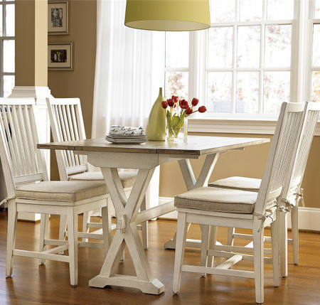 Coastal Beach White Drop Leaf Kitchen Console Table Zin Home Coastal Beach White Drop Leaf Kitchen Console Table Zin Home