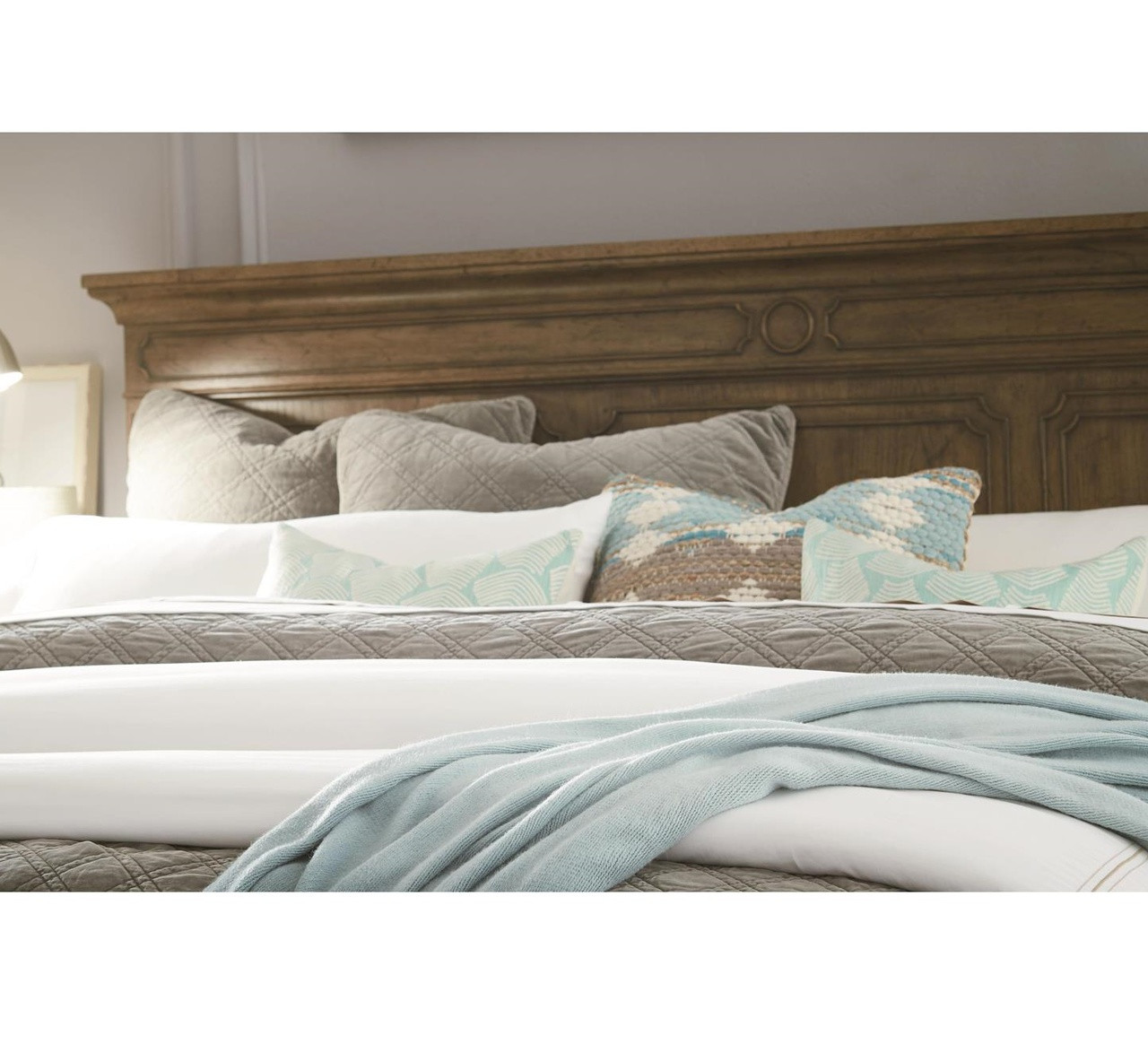 Maison Molded Headboard King Panel Bed Frame | Zin Home