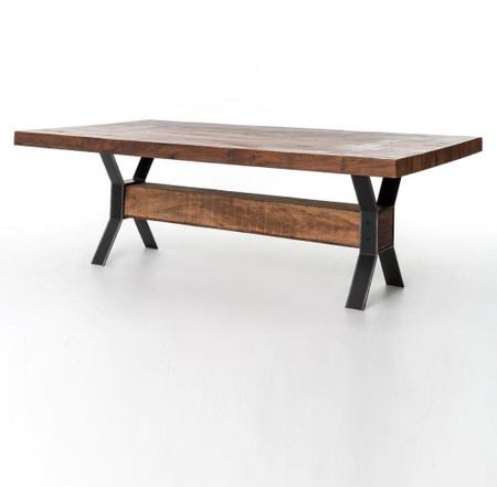 bina tyson industrial 72" dining table | zin home bina tyson industrial 72" dining table | zin home