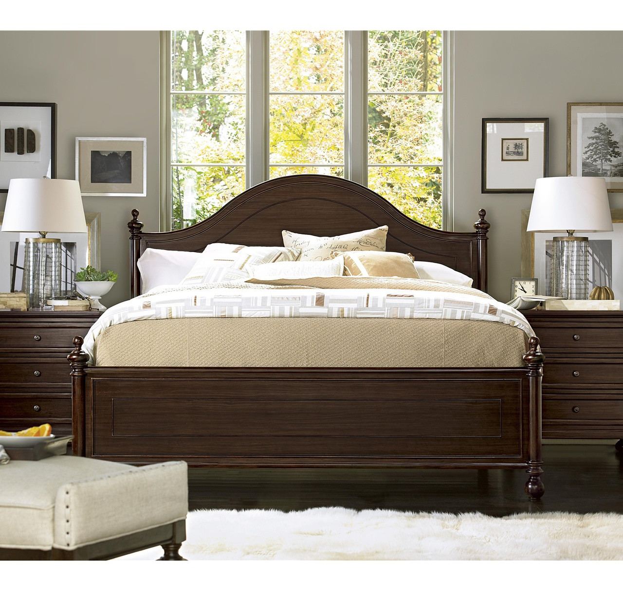 Proximity Arched Queen Poster Bed Zin Home